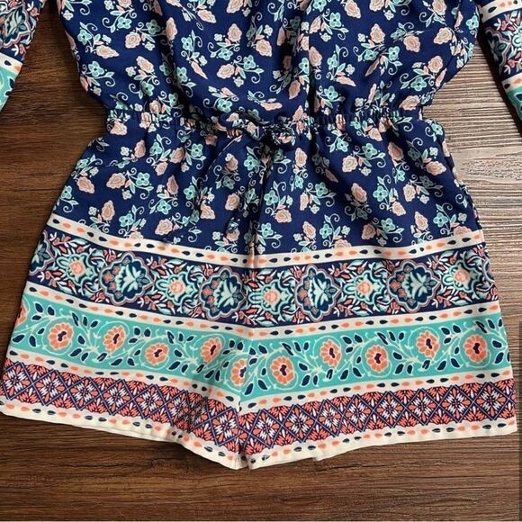 Girls Boho Style Little Girls Shorts Romper Size Small Youth - Picture 6 of 8